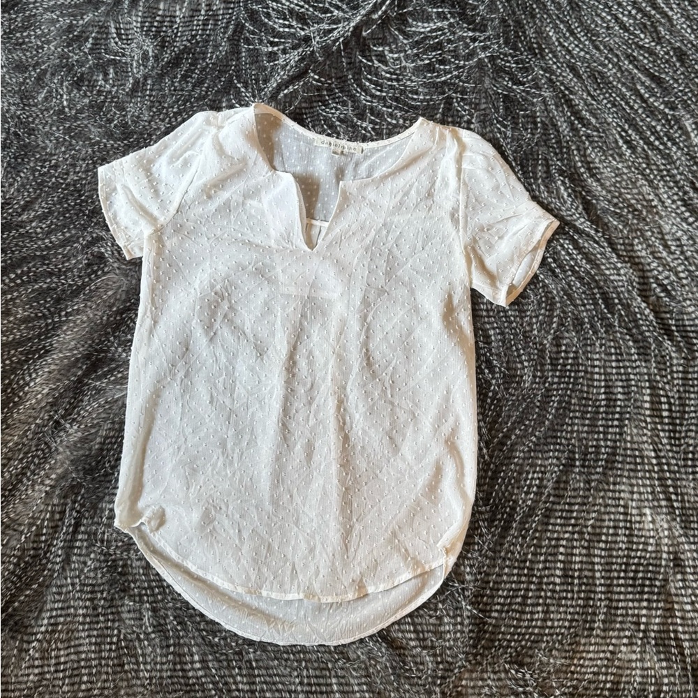 Daniel Rainn White Blouse